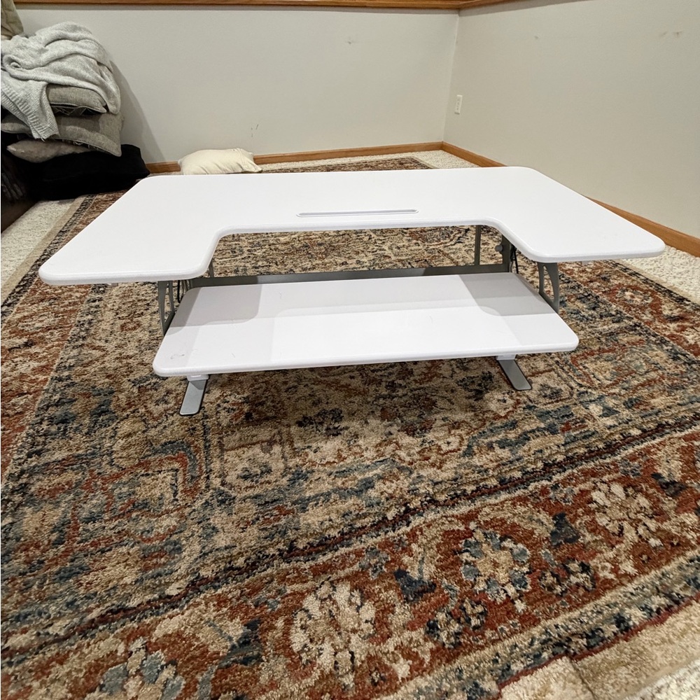 ViVI White Adjustable Desk Riser - Picture 2 of 4
